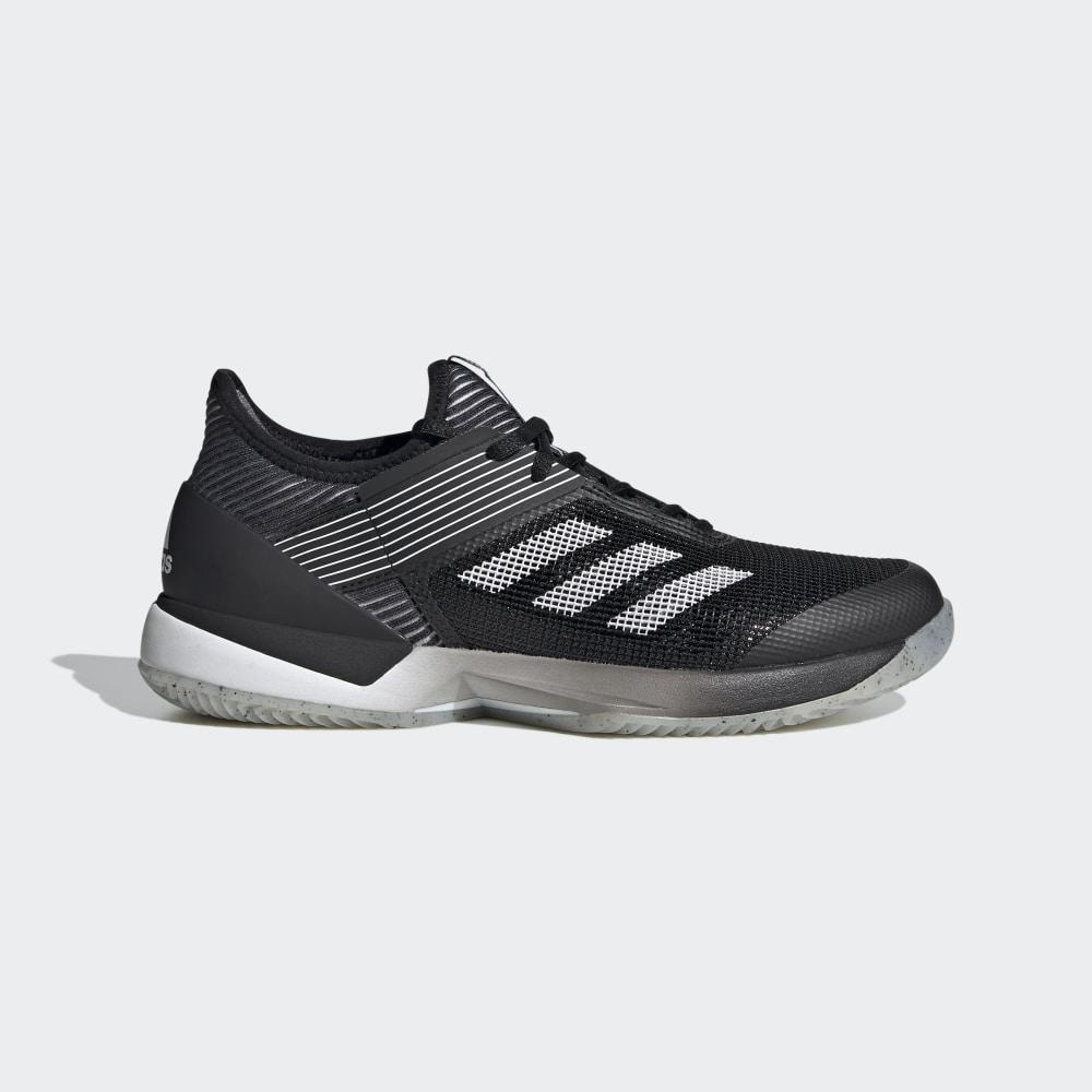Adidas Adizero Ubersonic 3.0 Clay Hrvatska - Ženske Tenisice Za Tenis - Crne/Bijele (ZVJTXW689)